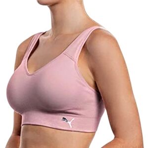 Puma blush pink seemless performance sport bra size XL B073